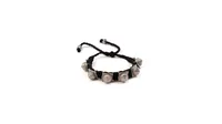 Black and silver Motif Tribal Bracelet image 2