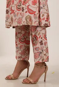 Ambi Floral Chintz Narrow Fit Pants image 5