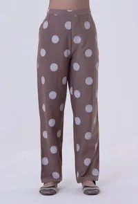 Set Of 2: Cinereous Cotton Kurti With Palazzo Set image 4