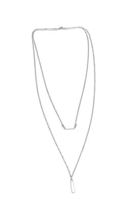 Grace Silver Layered Chain image 2