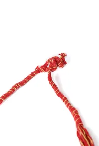 Red Thread Goddess Kali Double Brass Pendant Necklace image 3