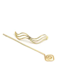 Fluid Harmony Gold Brass Juda pin image 2