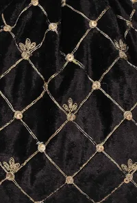 Black Velvet Potli Bag image 4