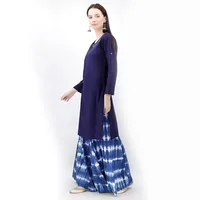 Cobalt Blue Cotton Slub Kurta image 3