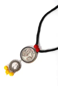 Kali Maa Black Thread Necklace image 2