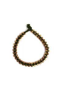 Set Of 2- Trisha Green German Silver Anklets image 2