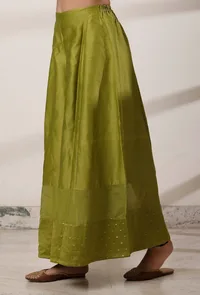 Olive Green Kali Palazzo image 3