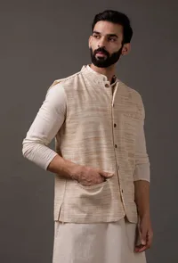 Beige Waist Coat image 3
