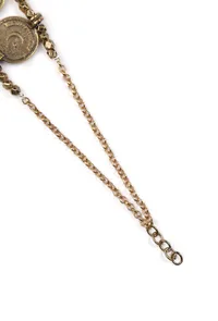 Two Layer Oxidized Coin Anklet image 5