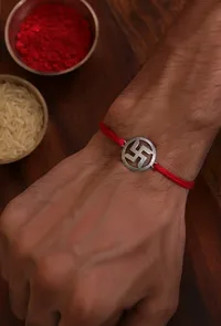 Auspicious Swastik Rakhi image 4
