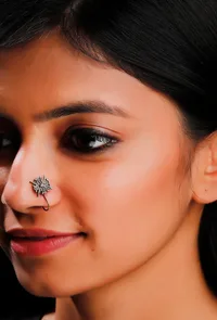 Flower Star Intricate Motif Nosepin image 1