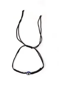 Adjustable Nazar Suraksha Anklet with Black Thread & Evil Eye Protector image 2
