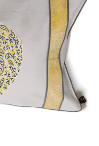 Set of 2: Tuscan Double Stripes Handblock Cotton Cushion Covers image 4