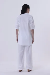 White Cotton Co-Ord Set image 3