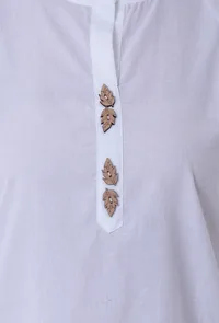 White Cotton Co-Ord Set image 5