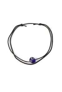 Evil Eye cotton Black Thread Adjustable Size Anklet image 2