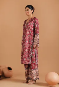 Nirali Allover Kalamkari Straight Kurta image 3