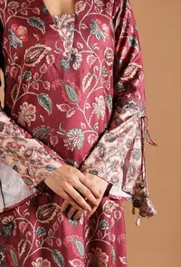 Nirali Allover Kalamkari Straight Kurta image 6