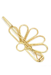 Soft Petal Gold Brass Juda Pin image 3