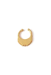 Gold Septum with Ancient Intricate Motif image 4