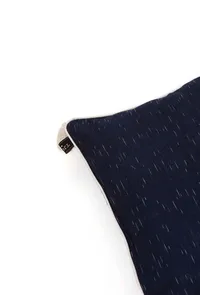 Set of 2: Amber Blue Ikat Cotton Cushion Covers image 4