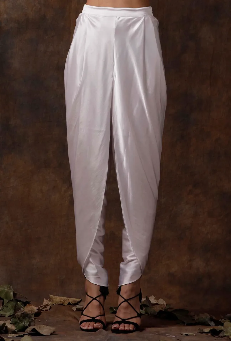 White Satin Dhoti