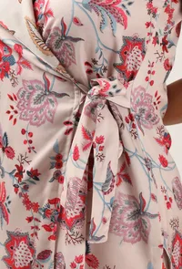 Nadia Floral Chintz Wrap Tunic Dress image 5