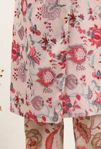 Nadia Floral Chintz Wrap Tunic Dress image 6