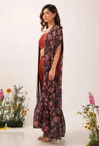 Zoon Floral Chintz Front Open Cape image 2