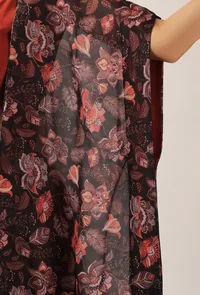 Zoon Floral Chintz Front Open Cape image 5