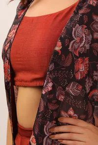 Zoon Floral Chintz Front Open Cape image 6