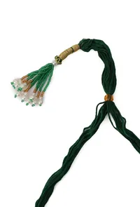 Traditional Round Ethnic Choker With 3-Layer Moti Mala And Earrings image 5