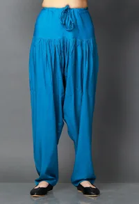 Blue Bamboo Cotton Salwar image 1