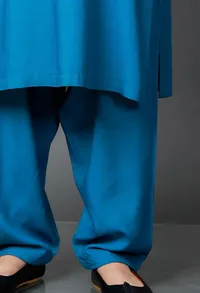 Blue Bamboo Cotton Salwar image 5