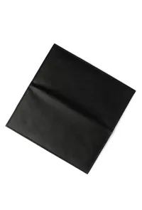 Black Solid Wallet with Tassel image 5