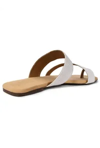 White Pure Hemp Flats image 6