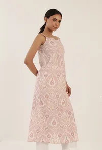 Pine Cone Color Cotton Slip With Multicolor Motif image 4