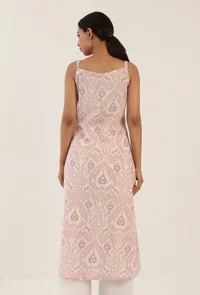 Pine Cone Color Cotton Slip With Multicolor Motif image 5