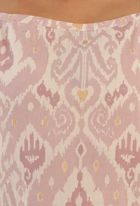 Pine Cone Color Cotton Slip With Multicolor Motif image 6