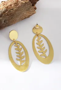 Golden Fern Earrings image 1