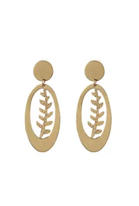 Golden Fern Earrings image 2
