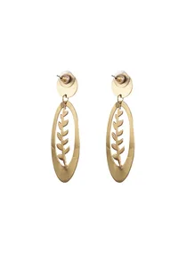 Golden Fern Earrings image 3