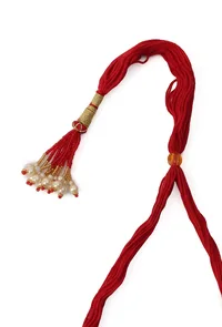 Traditional Alloy Guttapusalu Jewellery Set With Pair Of Jhumkas image 6