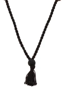 Ruby Red German Silver Afghan Necklace image 5