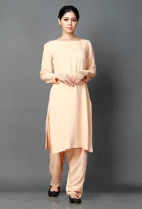 Peach Bamboo Kurta image 2