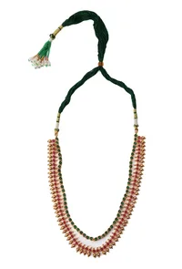 Double Long Linear Kemp Jewellery Set image 3