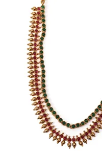 Double Long Linear Kemp Jewellery Set image 5