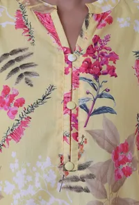 Yellow Muslin Co-Ord Set image 5