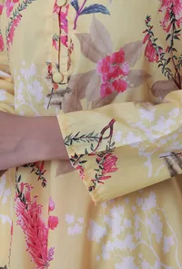 Yellow Muslin Co-Ord Set image 6