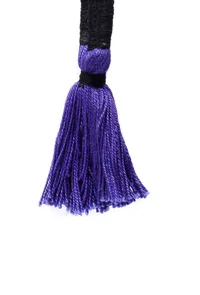 Naomi Prussian Blue Tassels Thread Earrings image 2